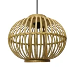 GUIJO, Colgante natural en bambú Ø37 cm, detalle
