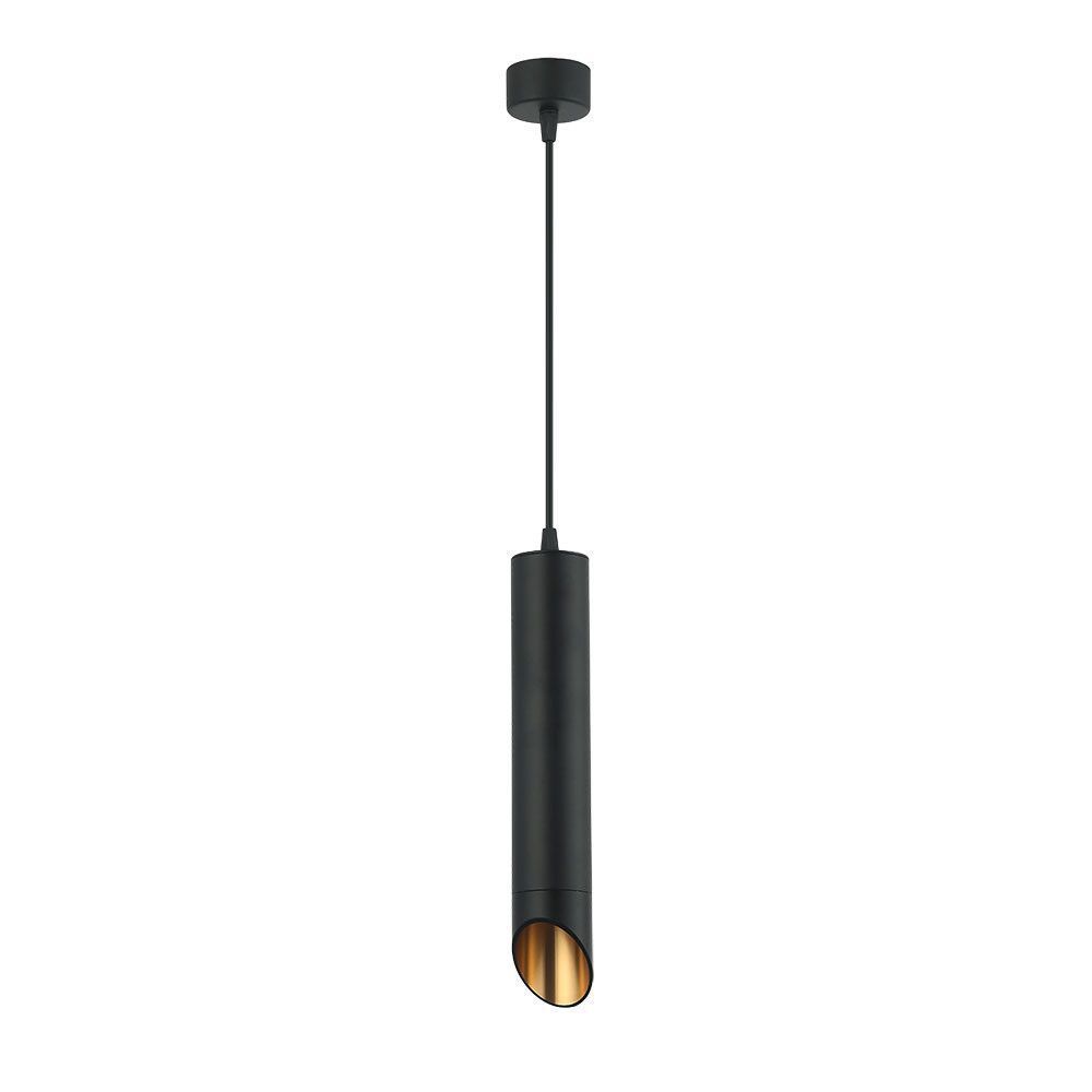NAKHON, Lámpara colgante tubular en aluminio, corte transversal (Varios colores)