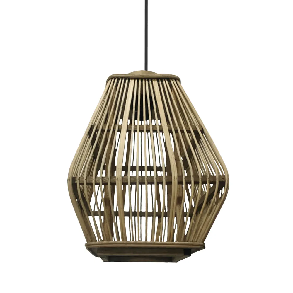 TOJAR, Colgante natural en bambú Ø23cm, detalle