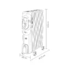 CONFORT, Radiador de aceite 2000W