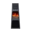 CORNELIUS, Chimenea eléctrica, termoventilador cerámico, 1800W