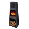 CORNELIUS, Chimenea eléctrica, termoventilador cerámico, 1800W