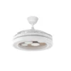 CUPIDO, Ventilador aspas retráctiles, color blanco-haya