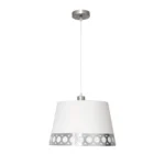 DALIA, Lámpara de techo, color blanco/plata