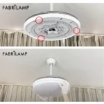 Difusor policarbonato Ø40cm, repuesto ventilador de techo Esparta