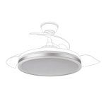 Difusor de repuesto ventilador techo Bayomo, color Níquel, Ø108 cm