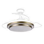 Difusor de repuesto ventilador techo Ibe, color Cuero, Ø108 cm