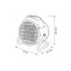 DOVER, Calefactor industrial 3000W