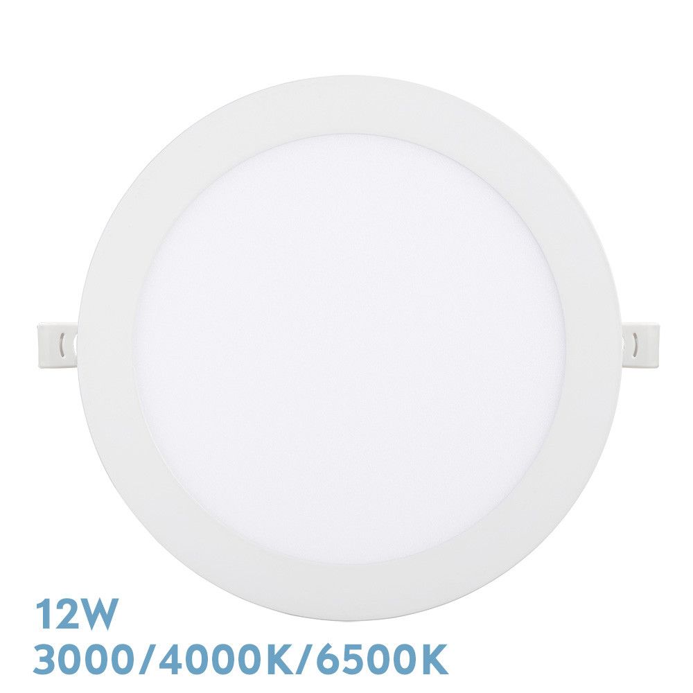 SILEX, Downlight LED Redondo 12W (Ø17 cm), Blanco, Selector color de luz