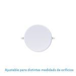 MIGMATITA, Downlight 18W redondo empotrar ajustable