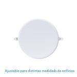 MIGMATITA, Downlight 24W redondo empotrar ajustable