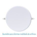 MIGMATITA, Downlight 36W redondo empotrar ajustable
