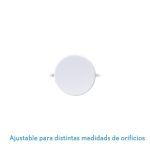 MIGMATITA, Downlight 9W redondo empotrar ajustable