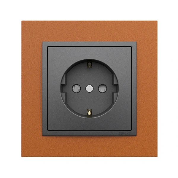 Efapel Logus90 Animato Naranja Intenso Gris