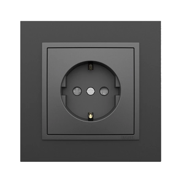 Efapel Logus90 Animato Negro Mate Gris