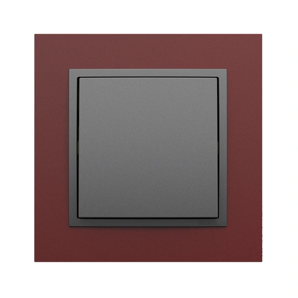 Efapel Logus90 Animato Rojo Intenso Gris