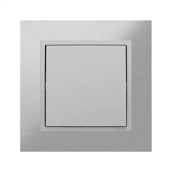 Efapel Logus90 Metallo Inox Aluminio