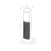 ENEBRO, Termoventilador cerámico, oscilante, con mando a distancia, 1400/2000W