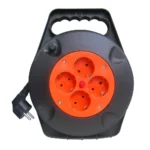 Alargador enrollable 4 enchufes