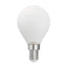 Bombilla LED Filamento, esférica, opal, E14