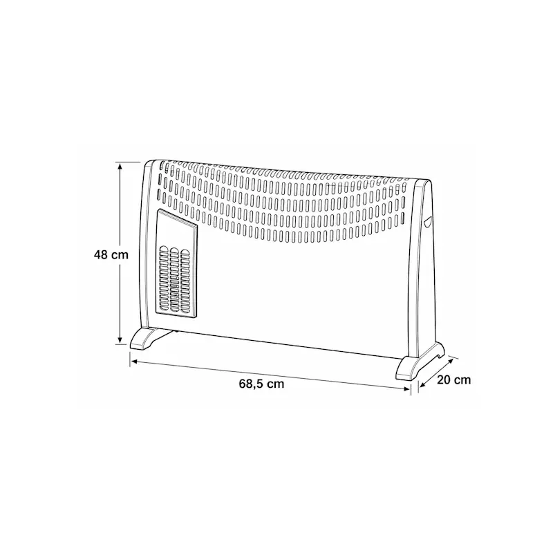 FALLA 2, Convector eléctrico 2000W