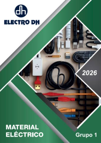 Portada catalogo material eléctrico DH