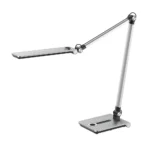DARDO, Lámpara sobremesa, flexo, led 10W, color plata
