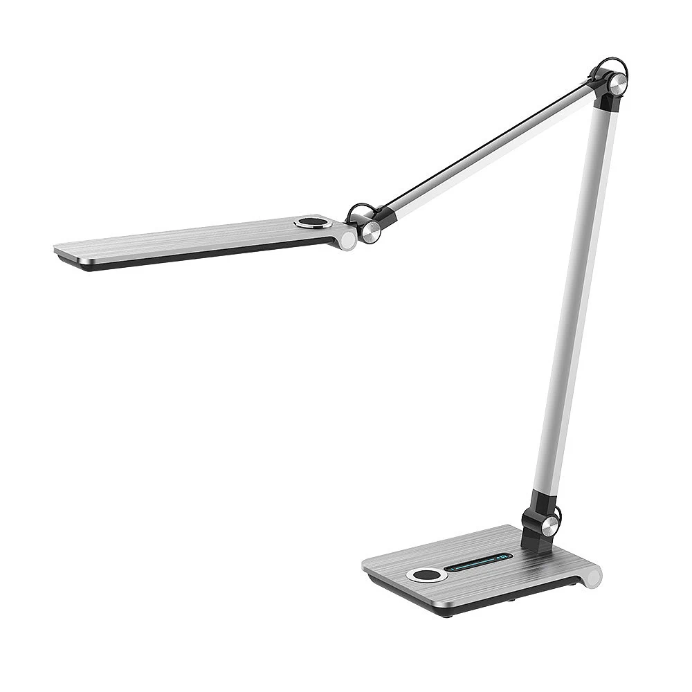 DARDO, Lámpara sobremesa, flexo, led 10W, color plata