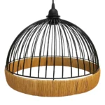 GASTON, Lámpara de techo color negro, 30cm