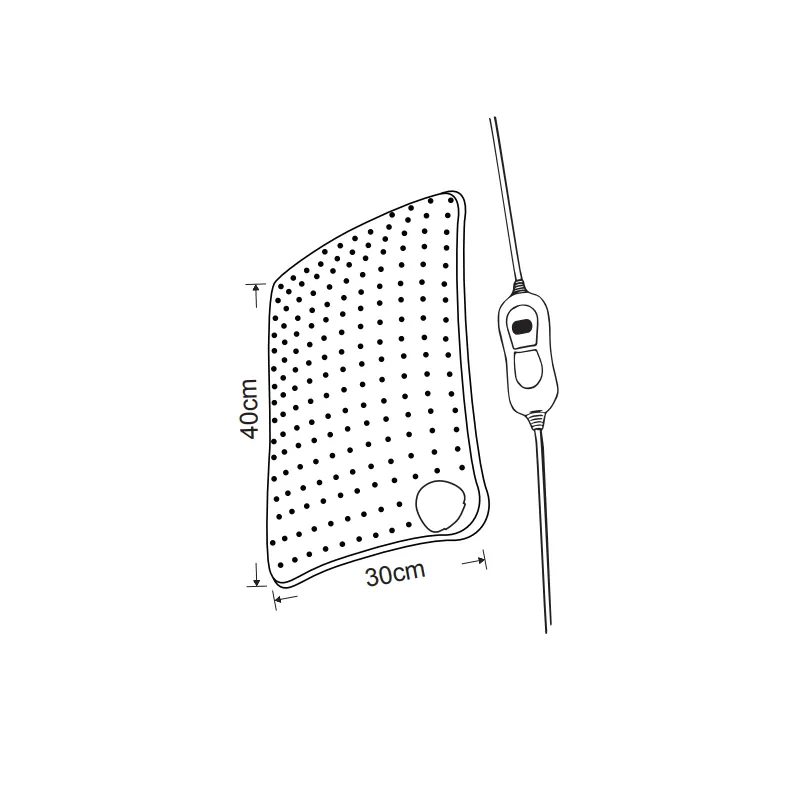 JARILLA, Almohada, cojín eléctrico, 100W