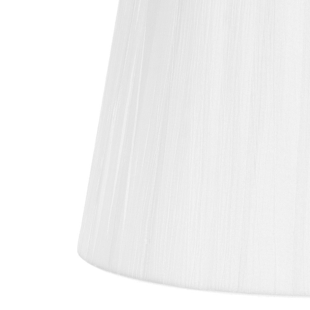 LAURA, pantalla tela para lámparas, plisada, color blanco, detalle