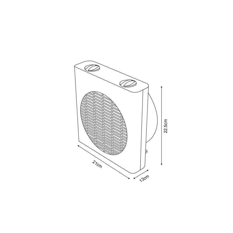 MALTA, Calefactor de aire 2000W