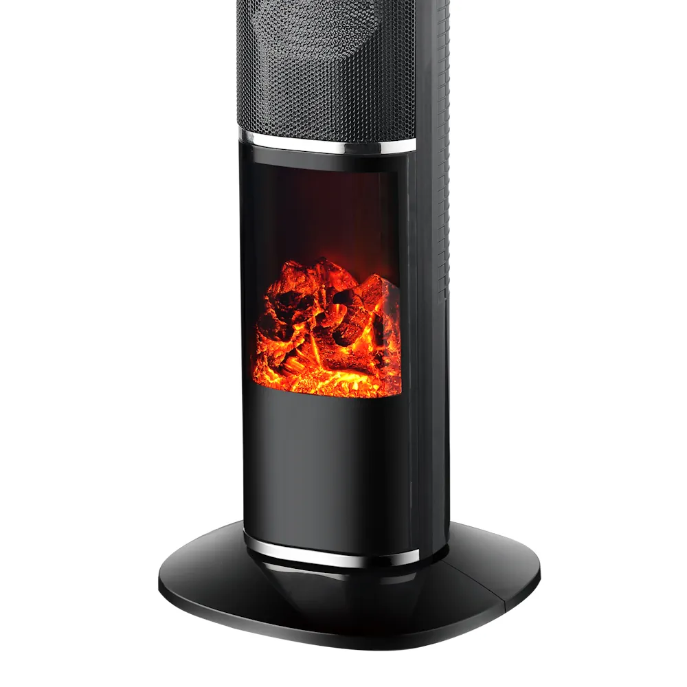 MELODIA, Termoventilador cerámico, oscilante, con mando a distancia, 1000/2000W