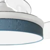 MODA, Ventilador de techo color blanco/azul
