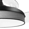 MODA, Ventilador de techo color negro/surco gris