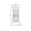 MORRIS, Estufa carbono, 900W