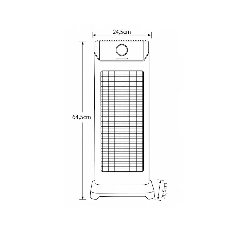 MORRIS, Estufa carbono, 900W