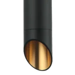 NAKHON, Lámpara colgante negro/oro, detalle