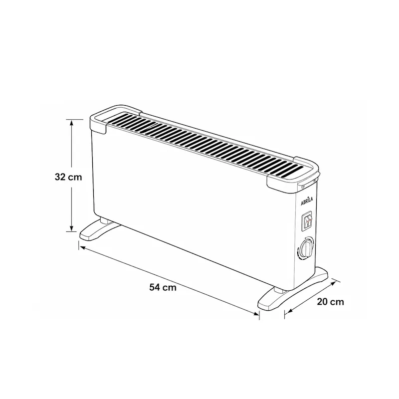 NECTAR, Convector eléctrico 2000W