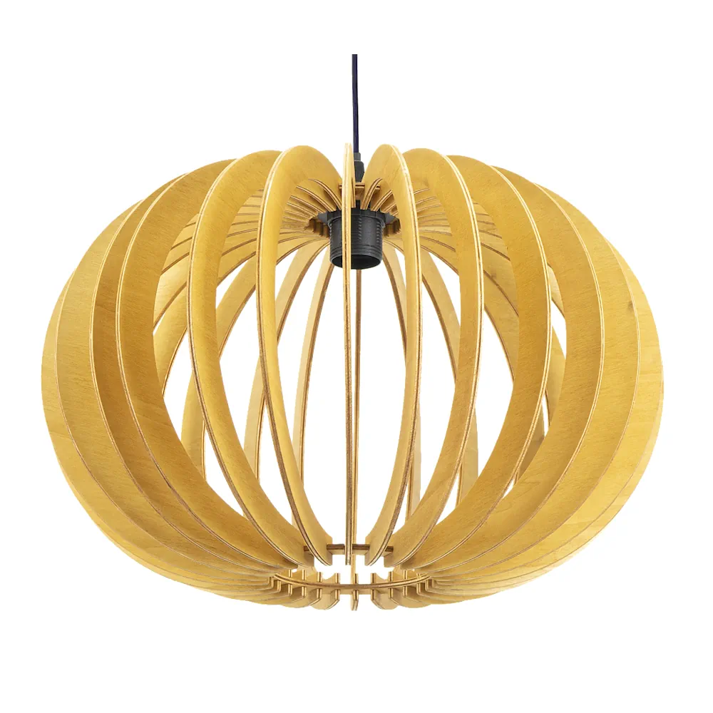 OLMO, Lámpara de techo, color madera natural