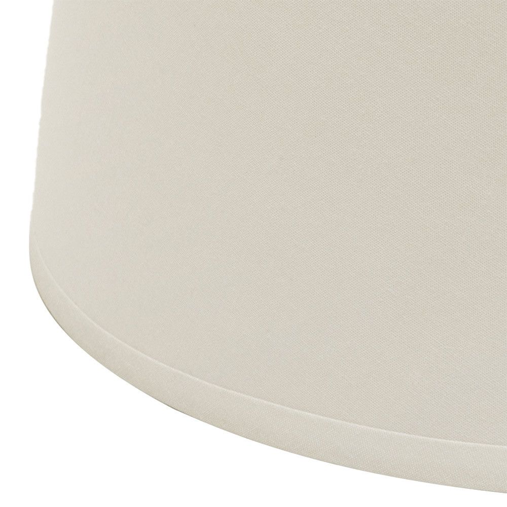 Alternative view of CLARA, Pantalla lámpara Popelin Beige (Cono abierto) - Varios tamaños