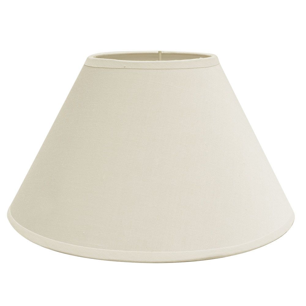 CLARA, Pantalla lámpara Popelin Beige (Cono cerrado) - Varios tamaños