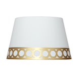 DALIA, Pantalla lámpara blanco/oro