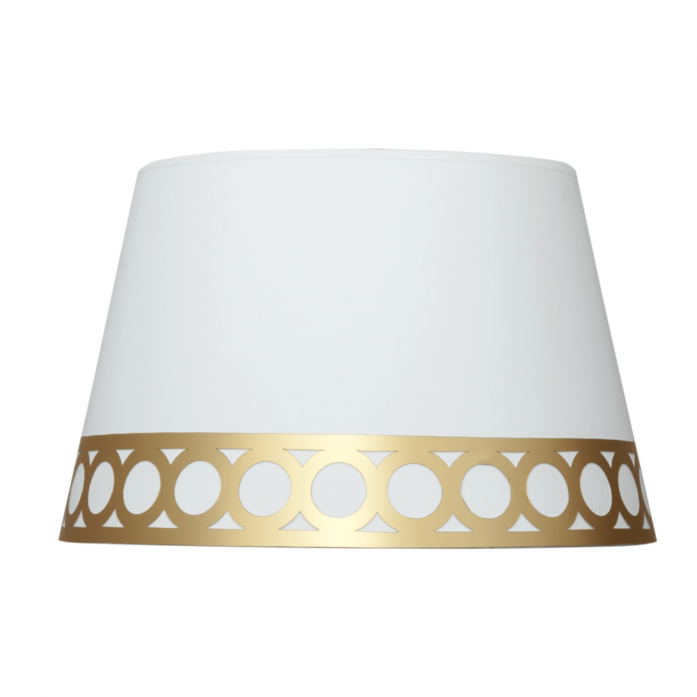 DALIA, Pantalla lámpara blanco/oro