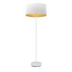ANUSKA, Lámpara de pie color Blanco/Oro , diámetro 40 cm
