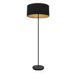 ANUSKA, Lámpara de pie color Negro/Oro , diámetro 40 cm