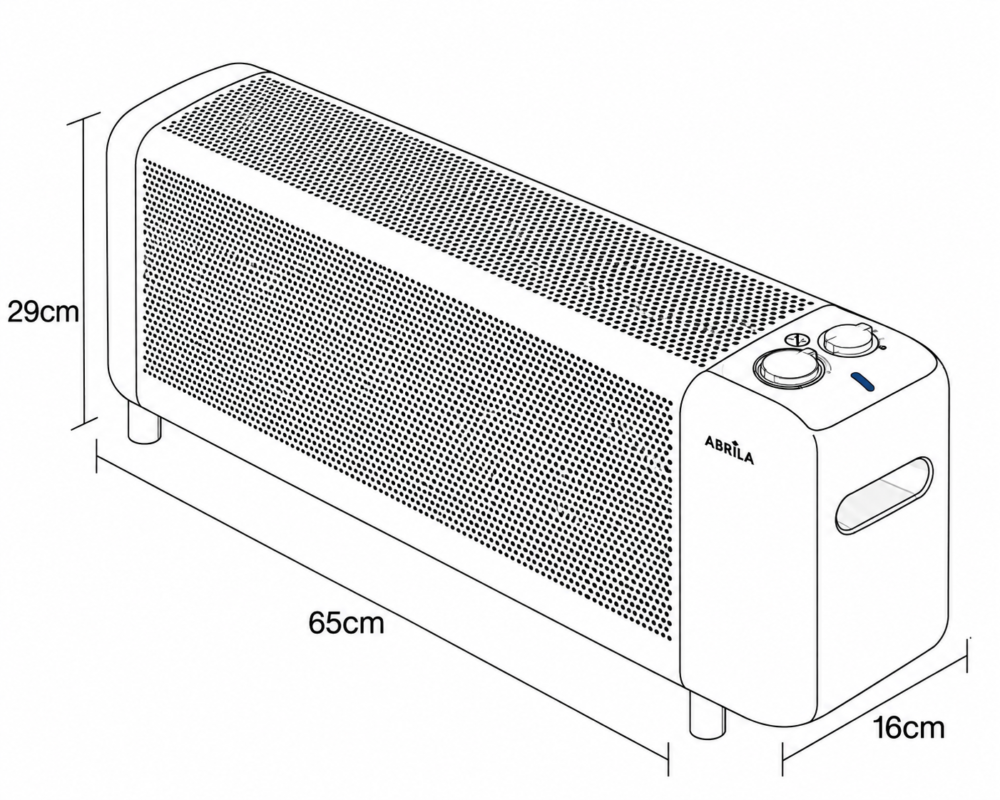 PINSAPO, Radiador de aceite 1500W