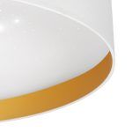 ANUSKA, Plafón led CCT de 48W . Color Blanco/Oro , diámetro 40 cm. Detalle