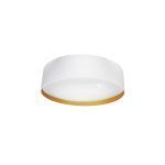 ANUSKA, Plafón led CCT de 72W . Color Blanco/Oro , diámetro 50 cm
