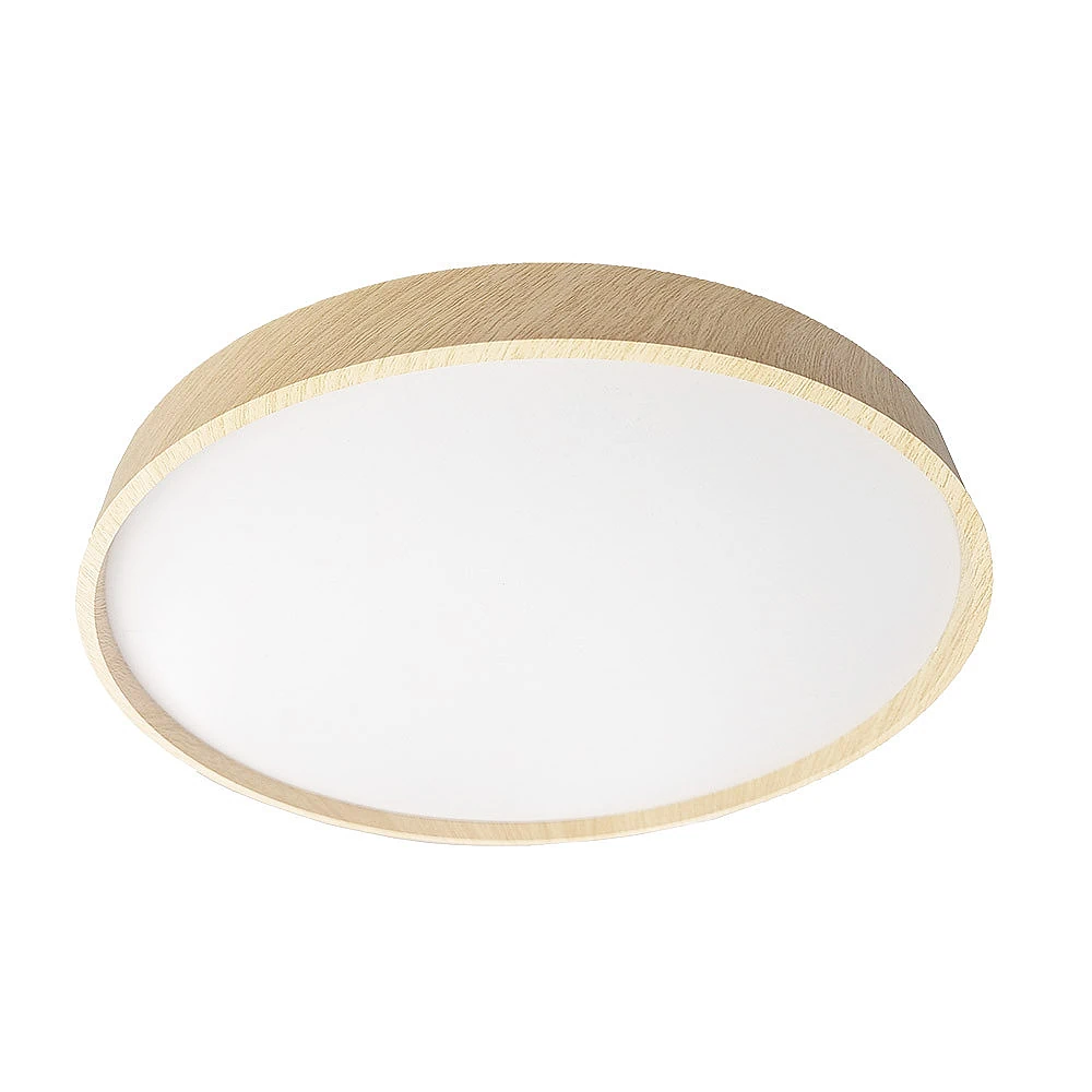 KIARA, Plafón led, color haya, 60W, 50cm